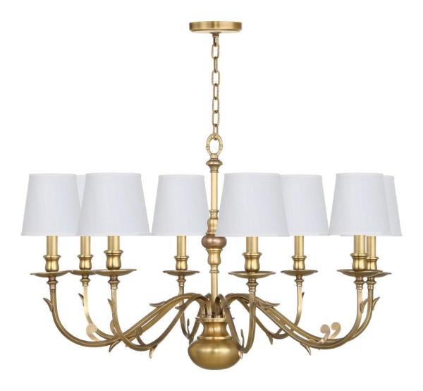 Quality Rustic copper chandeliers 8 Lights with lampshade Project Lighting (WH-PC-11) for sale