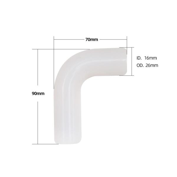 Reduced Bend Two Sides Have Different Sizes Milking Parlor Accessories