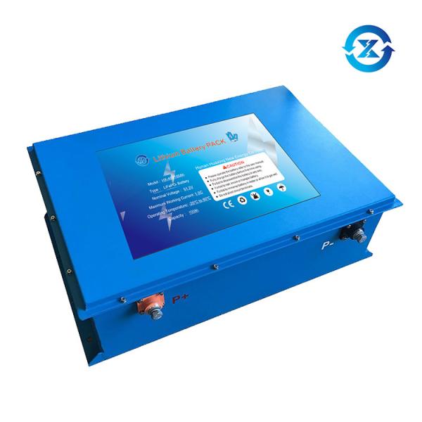 Quality Steel Case 51.2V 100AH Deep Cycle Battery Pack for sale