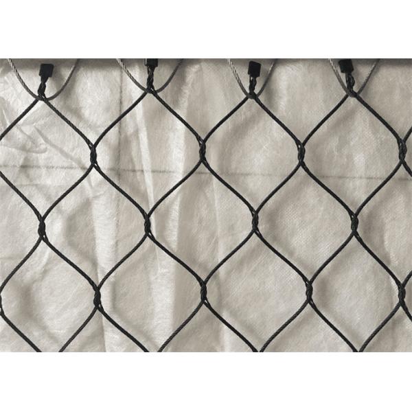 Carson Stainless Steel Aviary Mesh 7x7 Black Oxide Wire Rope Mesh Non Rusting