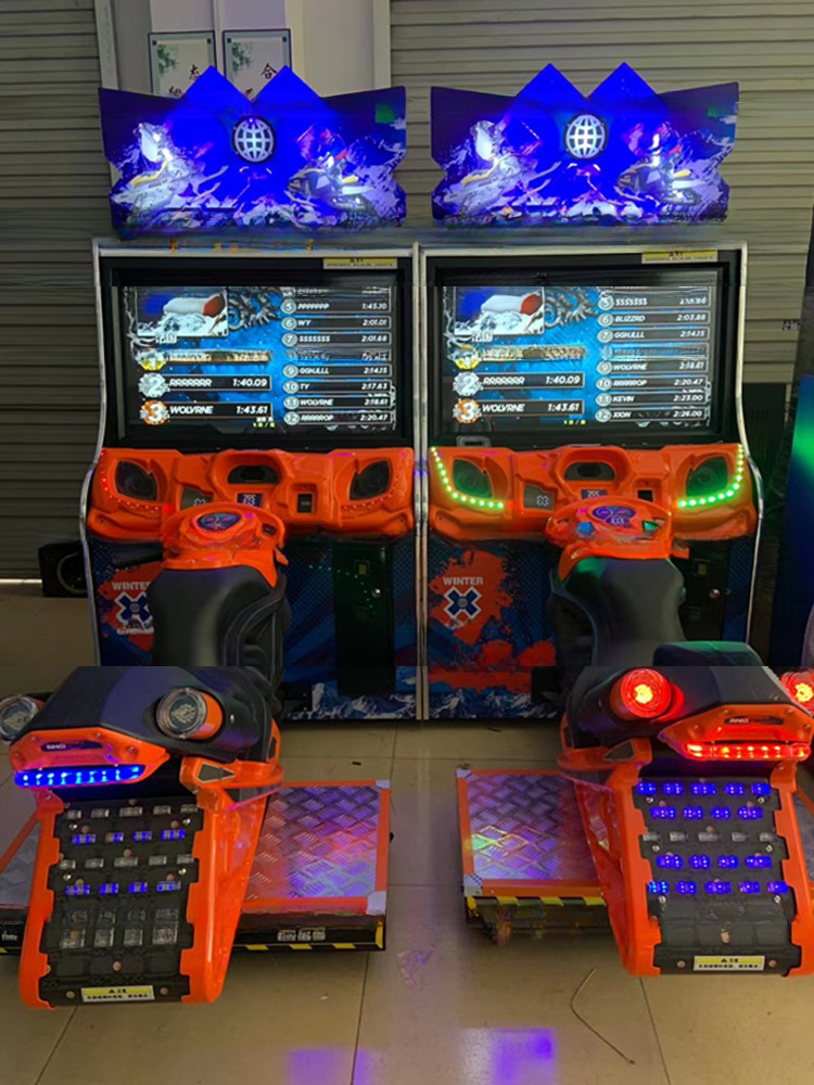 US Plug Snocross Video Game Coin Operated Game Machine For Fun Center