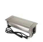 Multi - Functional Clamshell Flip Up Sockets / Office Desk Mounted Electrical