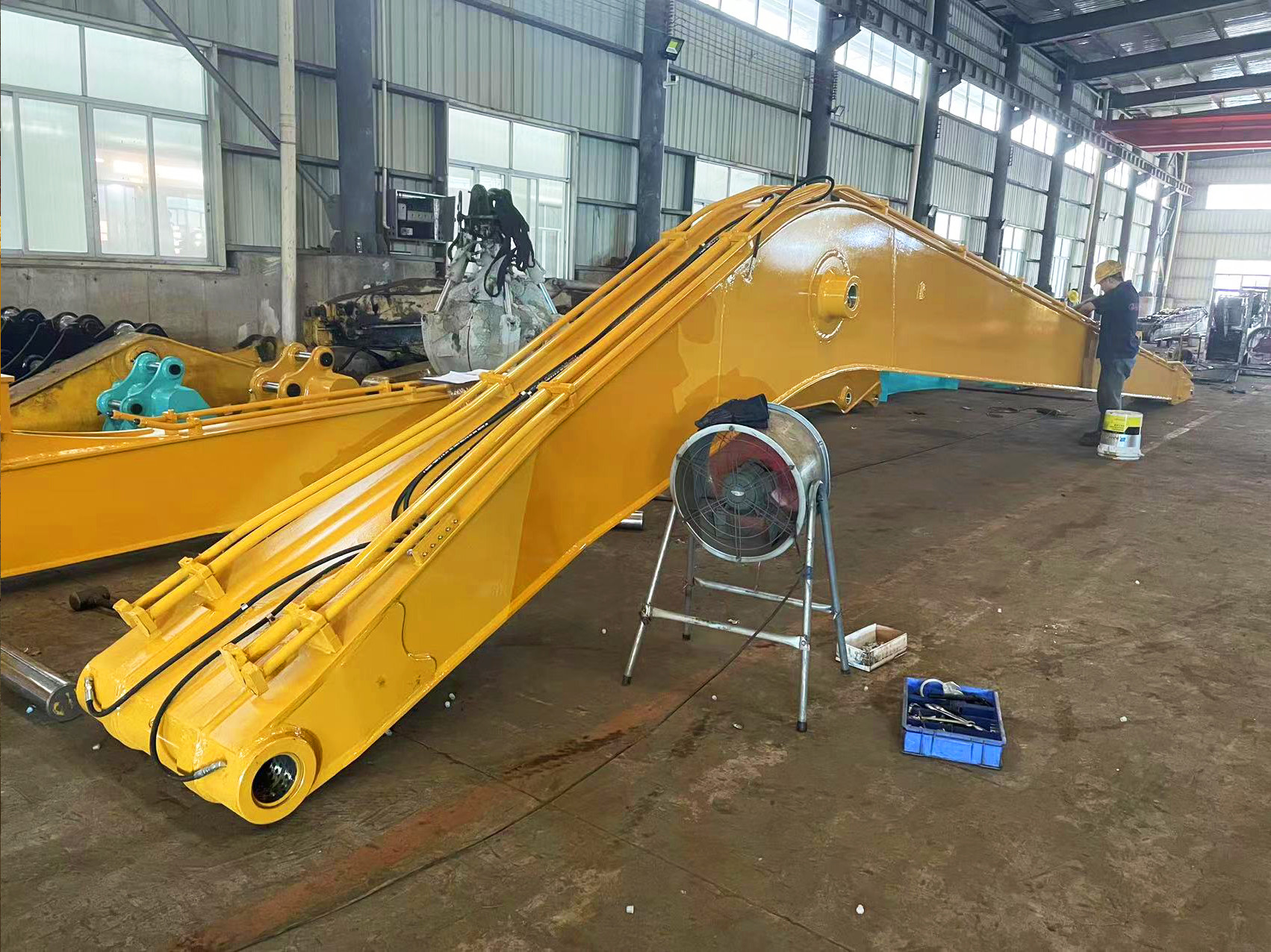 High Load Excavator Long Reach Booms For Construction ZX200 PC200 CAT320