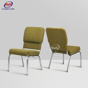 China Interlocking Upholstered Stackable Church Chair Seating for Stadium on sale
