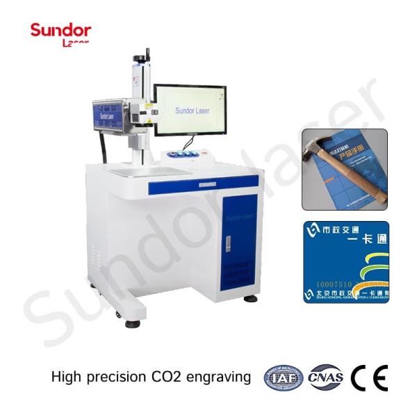 Quality Benchtop Type Co2 Laser Printing Machine , Leather Laser Engraving Machine for sale