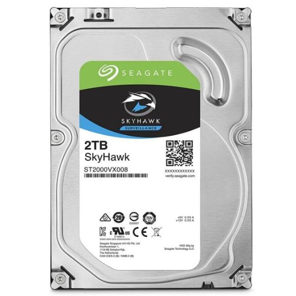 Quality 5900RPM Seagate 2tb Hard Drive CCTV Surveillance HDD SATA 64MB ST2000VX008 for sale