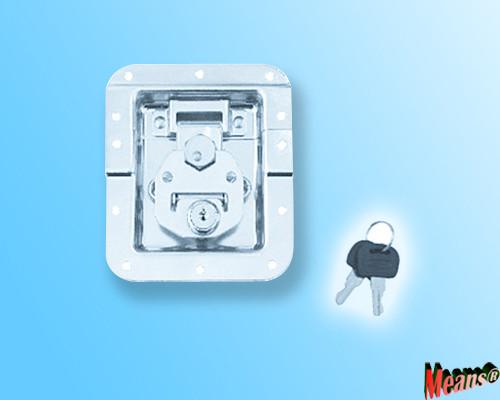 Quality Large recessed Twist Latch with Offset, Padlockable. zinc plating finish for sale