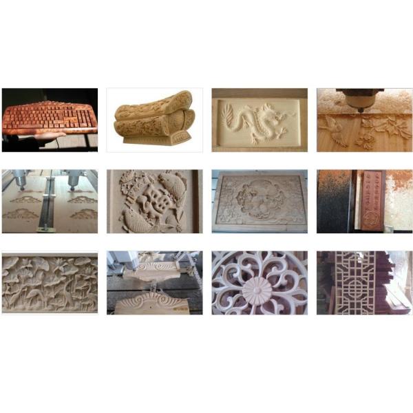 Heavy Flatbed Mini CNC Router Machine 3D Engraving Machine For Copper / Brass