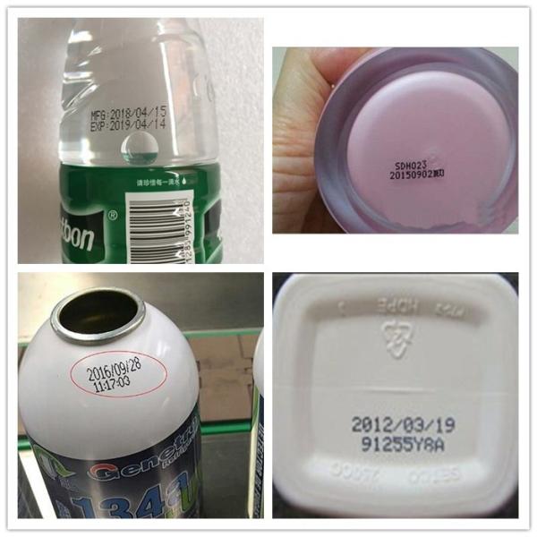 Portable Barcode Overprinter 40m/min Inkjet Code Machine For Bottle Date