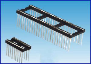 Buy cheap 2.54mm pitch IC Socket tin plated connector product