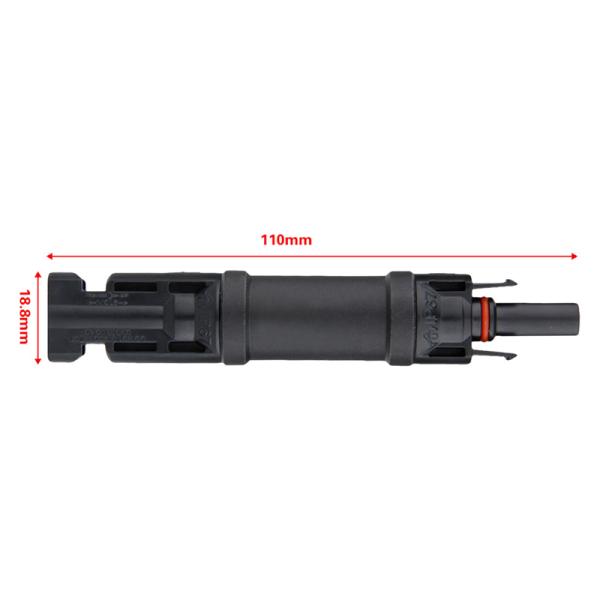 PPO Solar Diode Connector 10-30A DC1000V IP67 Black