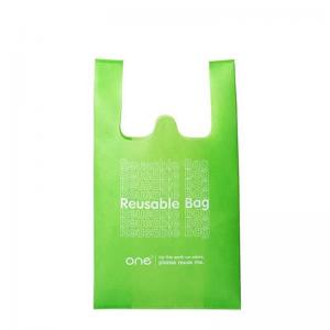 China Large Reusable T-Shirt Eco-Friendly Multi-Colors Shopping Bag on sale