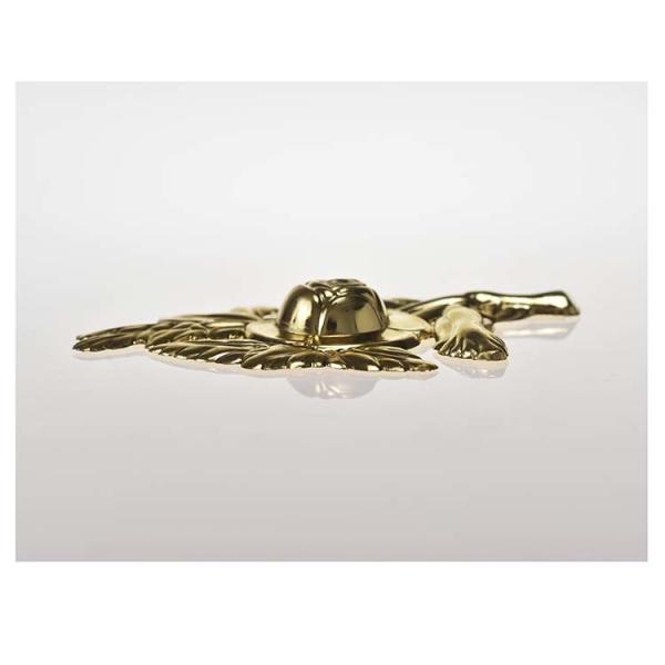 Quality Golden classic design plastic coffin decoration accessories factory price PF01 for sale