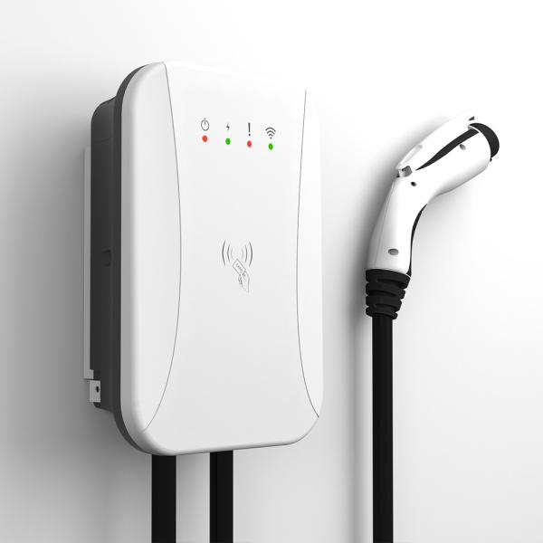Quality Durable Rfid Type 1 Electric Wall Box Charger Ev Car Charging Points 11kw for sale
