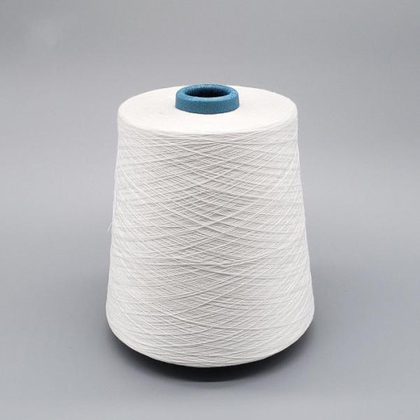 Knitting Weaving Spun Polyester Yarn For Staple Fiber 1.33d X 38mm
