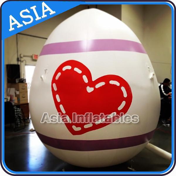 Quality Egg Shape Helium Balloon And Blimps Inflatable Easter Balloons Customized Large for sale
