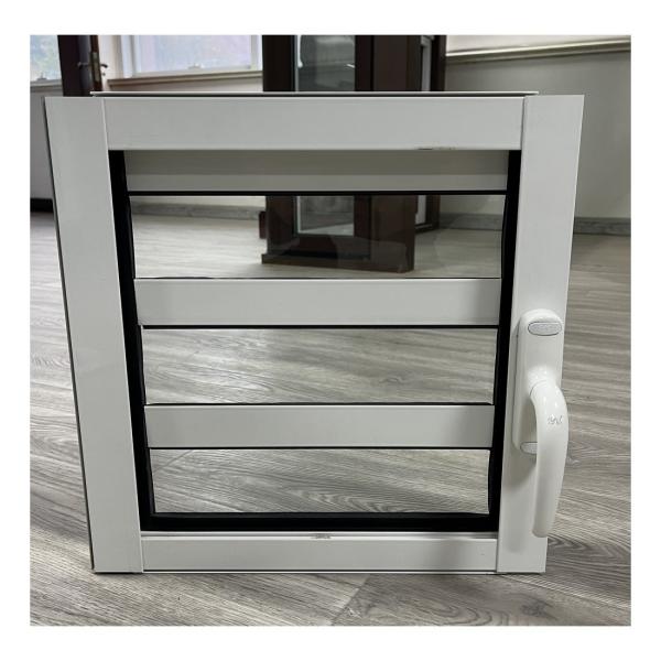 Quality Fixed Adjustable Glass Jalousie Aluminium Louvre Windows Powder Coating for sale