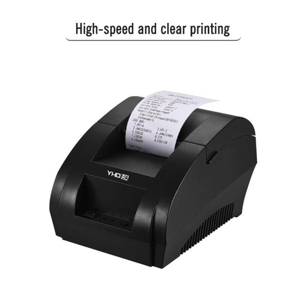 Small 58mm Thermal Printer USB Support ESC POS Windows Linux System