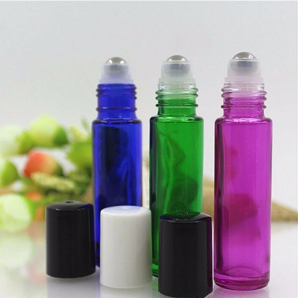 Premium 10ml & 30ml Glass Roll On Perfume Bottles Wholesale Roller Bottles Set With Roll On Cap And Ball 10ml Roll On Bottles Wholesale Bulk Pack