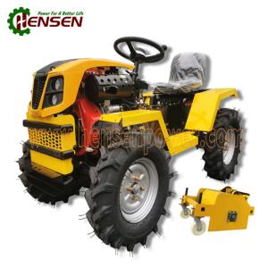 Full-time  tractor 4WD diesel  mini tractor with weed shredder