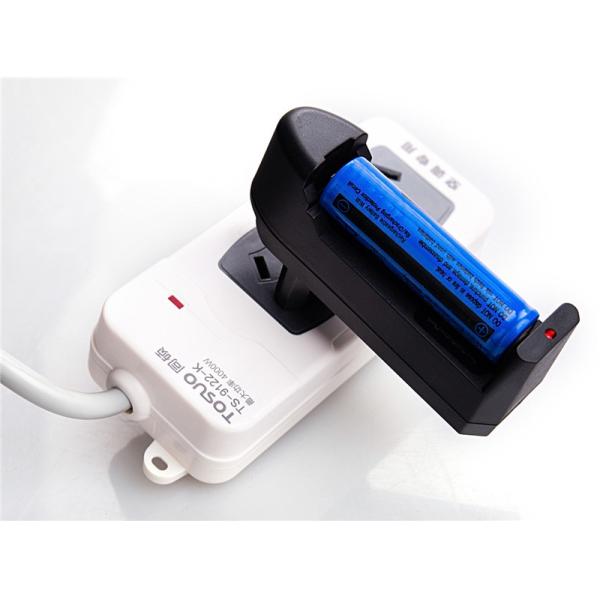 Standard EU Plug USB Lithium Ion Battery Charger , Micro Usb Li Ion Charger Black