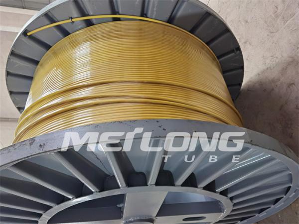 Quality PVDF Encapsulated Control Line Duplex Stainless Steel Capillary Tubing for sale