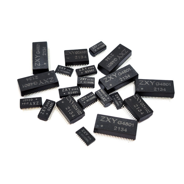 100 / 1000 BASE-T Single Port Low Profile Ethernet Lan Transformer 24PIN SMD