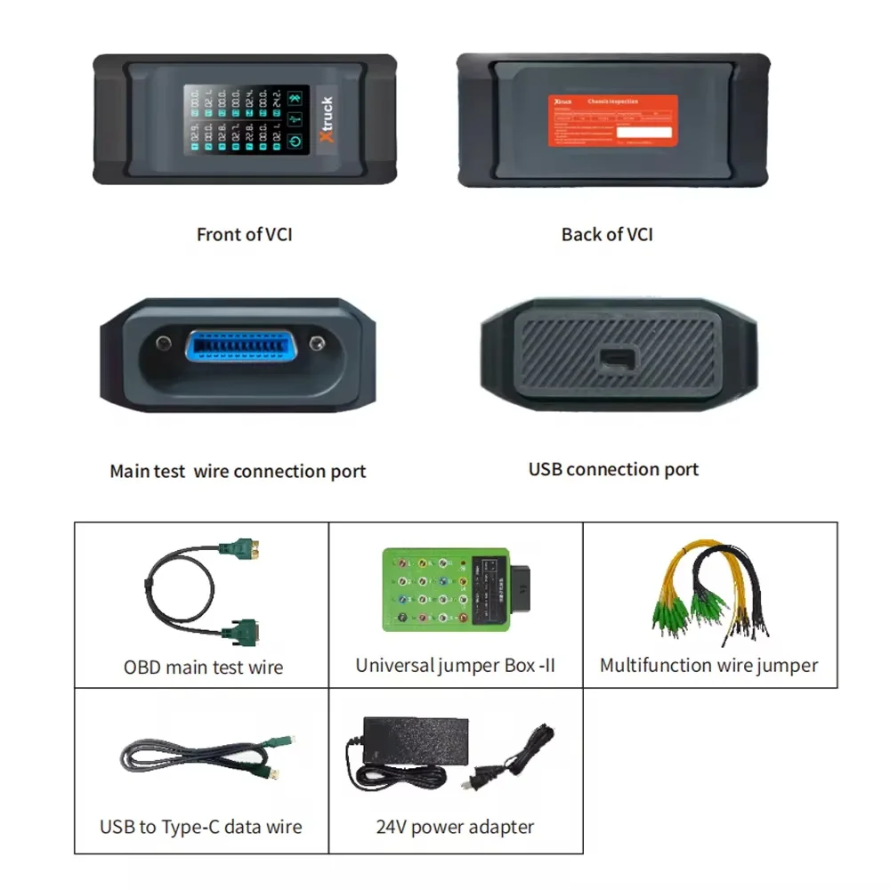 Xtruck Chassis Inspection with Getac Tablet ZF Function Reading Code for Heavy Duty Truck FAST SINOTRUK Eaton ZF WABCO