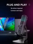 Stereo Computer Microphone With Mute Button Compatible MacOS Windows