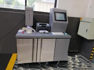 Buy cheap 25gsm 260mm Melt Blown Fabric Testing Machine , Non Woven Fabric Making testing Machine white and grey product