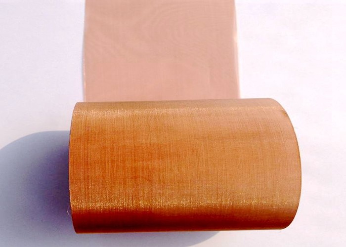 150X150mesh Copper Woven Wire Mesh , 0.065mm Fine Copper Mesh Screen