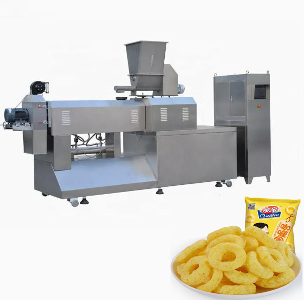 Automation Snack Extruder Machine , 3 D Snack Pellets Fryums Making Machine