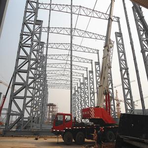 Square Tube Columns Steel Frame Building Construction Strong Combination