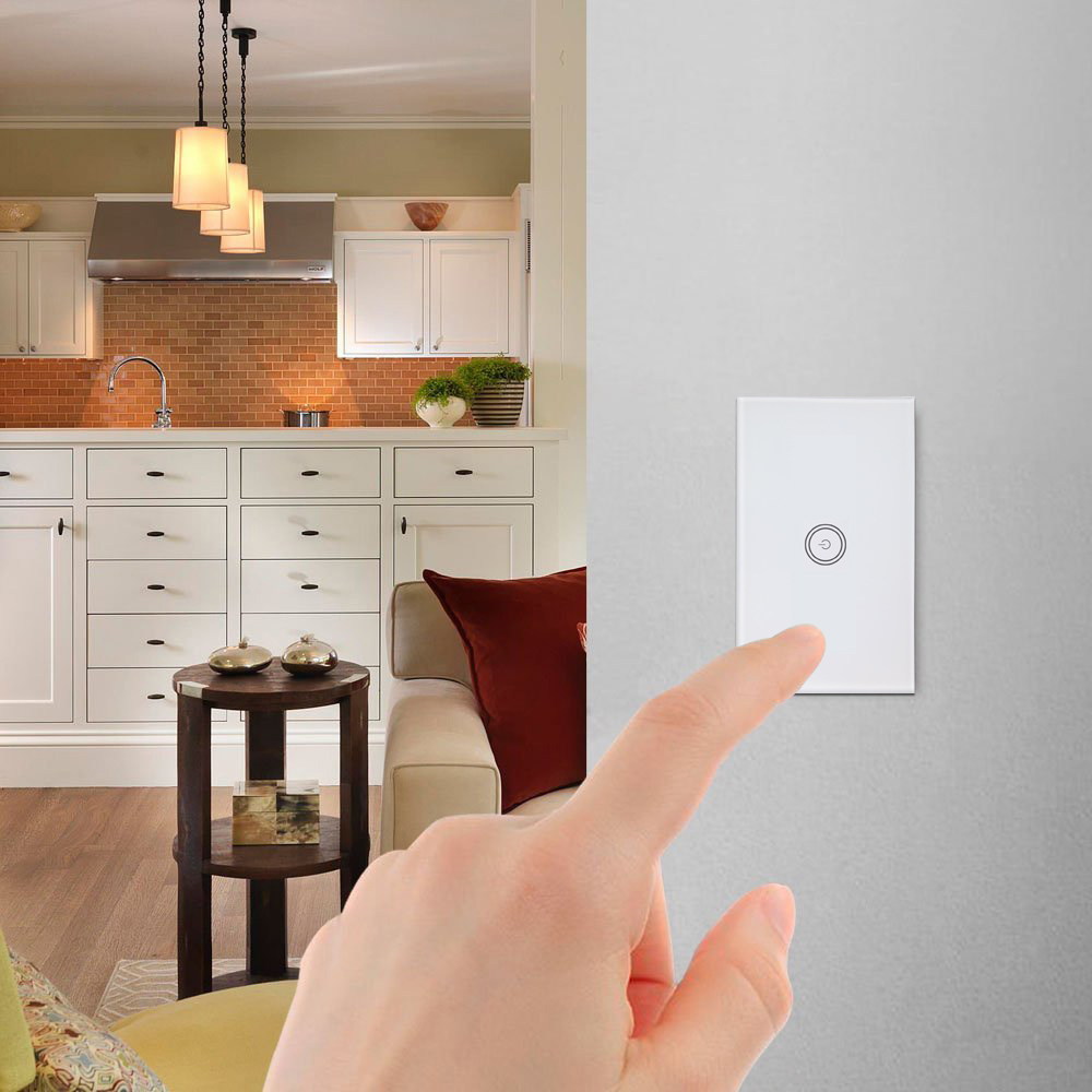 Smart Life WIFI Remote Control Switch 1800w EU Panel Works With Alexa