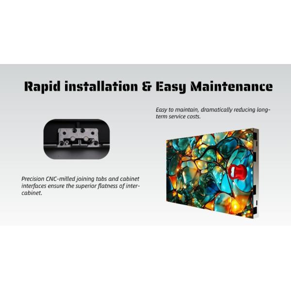 P0.6/P0.7/P0.9/P1.25/P1.56 InkScape COB LED Screen 600*337.5mm Full Flip Chip With Common Cathode Circuit Design