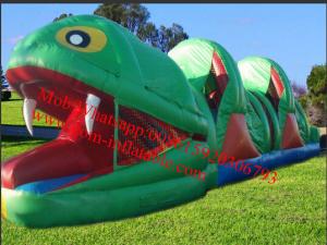 Buy cheap Frog Rent Large Inflatable Obstacle Course product