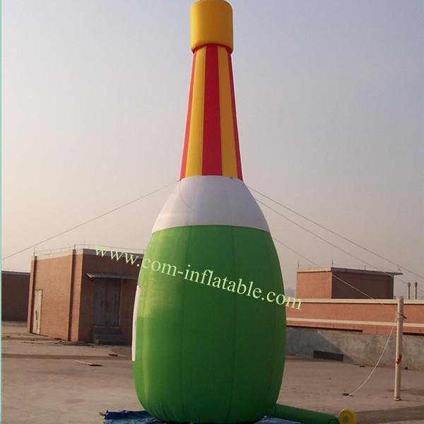 Inflatable bottle model carton character , inflatable bootle shape, advertising