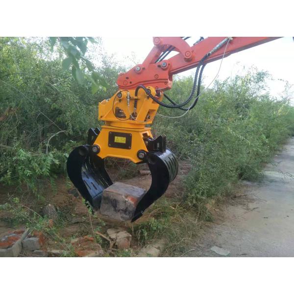 Hydraulic rotating sorting grab/selector grapple for demolition industry