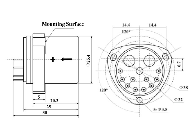 Precision 15g Vibration Linear Accelerometer Sensor Sub Micro Resolution Wide Temperature Range