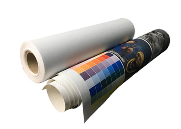 Quality Digital Inkjet Waterproof Polyester Fabric Roll Matte Surface for sale