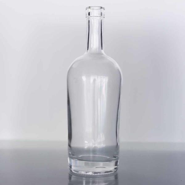 Quality 24oz Water Tequila  Glass Bottle 750g 700ml Full Partial Coated for sale