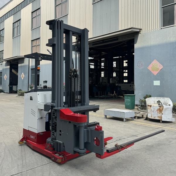 Quality Kad 2 Ton 7m Vna Fork Truck Warehouse 3 Way Stacker for sale