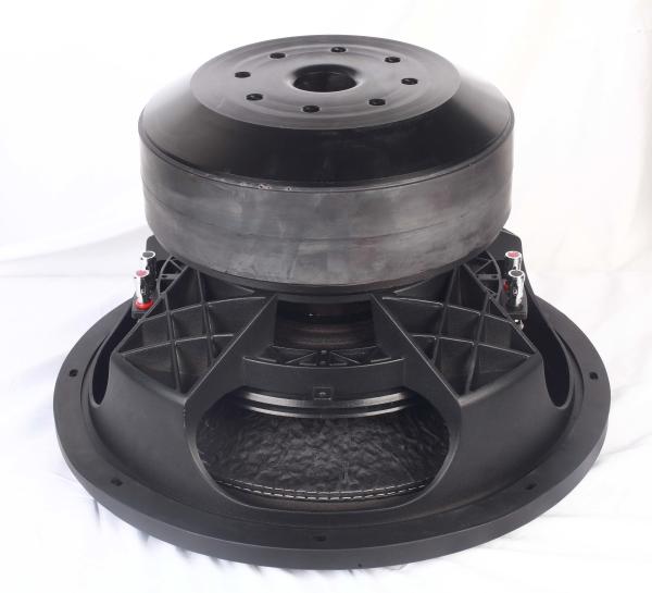 Quality Clear Sub Bass Speaker , Automotive Powered Subwoofer Flat Wound Coil for sale