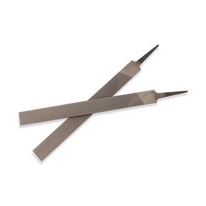 4 100mm High Carbon Steel Flat Files Without Handle T8 T12 Round Section Shape Saw