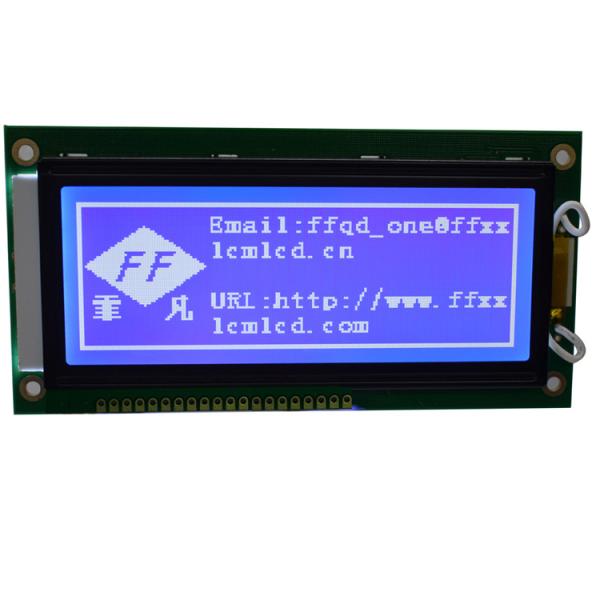 Dot Matrix Type STN Graphic LCD Display Module , 130*65mm Transflective LCD