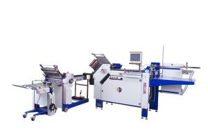China Industrial A3/A4 Size Paper Folding Machine With 14 Pockets Leaflets Folder Machine on sale