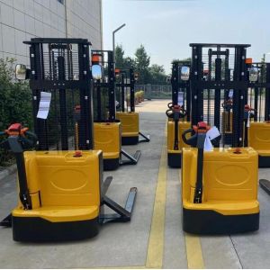 1.5t Professional Material Lifting Equipment Walkie Full Electric Stacker