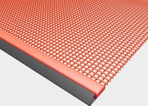 China Red Square Bonding PU Screen Mesh - Polyurethane Screen Mesh on sale