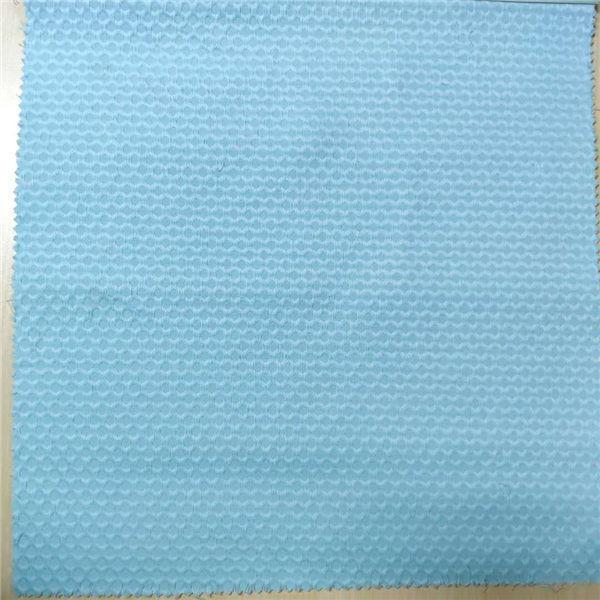 Quality 257GSM Cotton Dyed Fabric Light Blue Environmentally Friendly Dyeing for sale