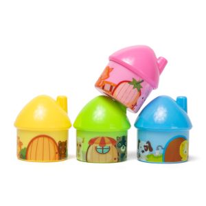 House Hut Double Hole Cartoon Pencil Sharpener Child Safe